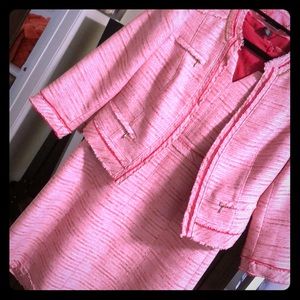 FINAL PRICE 🔴 Pink tweed dress suit